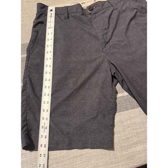 RVCA‎ Mens Performance Stretch Shorts Gray Size 33 Casual Outdoor - Picture 2 of 6